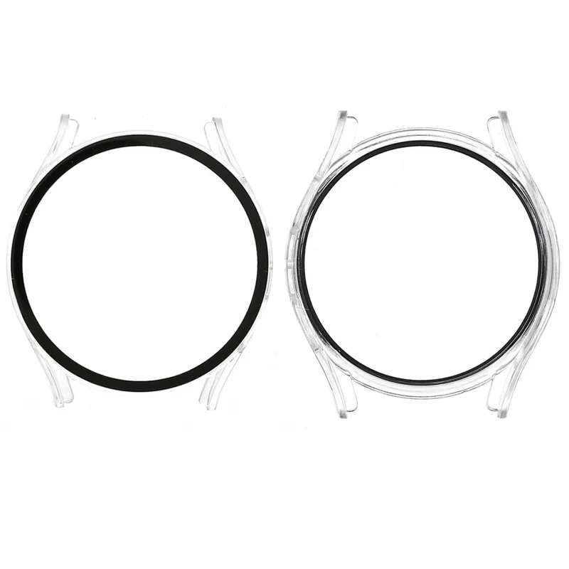 Auffallend Stilvoll Samsung Galaxy Watch 5 (40mm) Hülle mit Displayschutz in Plastik und Gehärtetes Glas