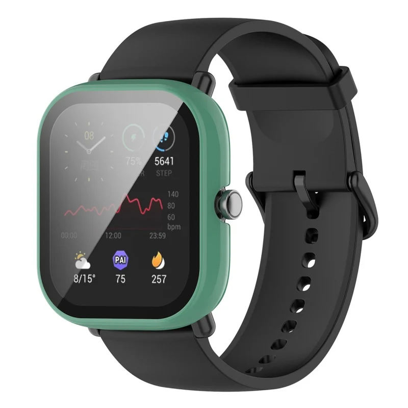 Super Schön Universell Amazfit Hülle mit Displayschutz in Plastik und Gehärtetes Glas
