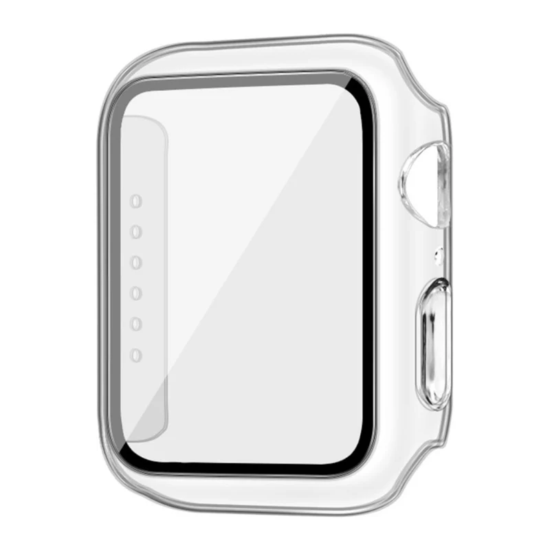 Super Stylisch Universell Apple Hülle mit Displayschutz in Plastik und Gehärtetes Glas