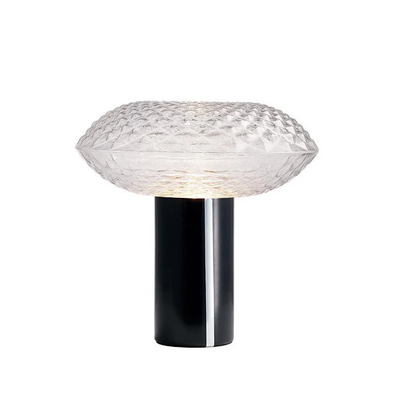Dekorative Glas Tischlampe mit geometrischem Design