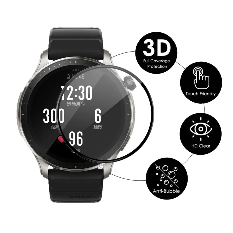 2stück Amazfit GTR 4 Plastik HD Displayschutz