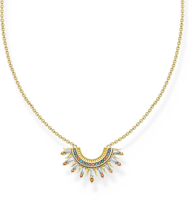 Halskette mit bunten Sonnenstrahlen - Thomas Sabo Modell: KE2203-488-7