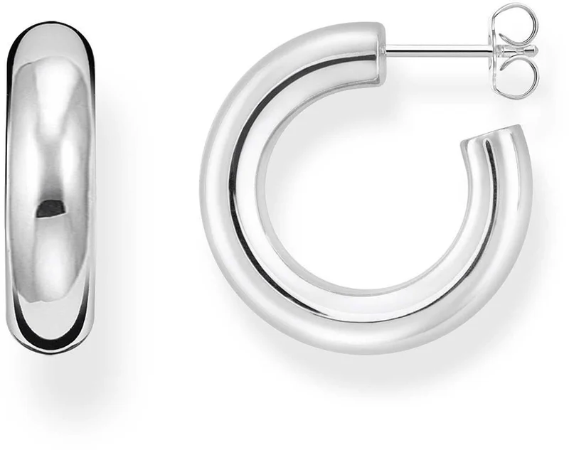 Silberfarbene Kreolen klein - Thomas Sabo Modell: CR635-001-21
