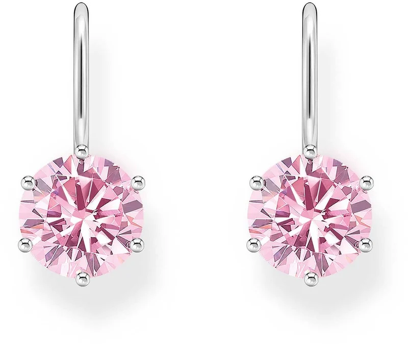 Ohrhänger mit pinkem Steinbesatz - Thomas Sabo Modell: H2287-051-9
