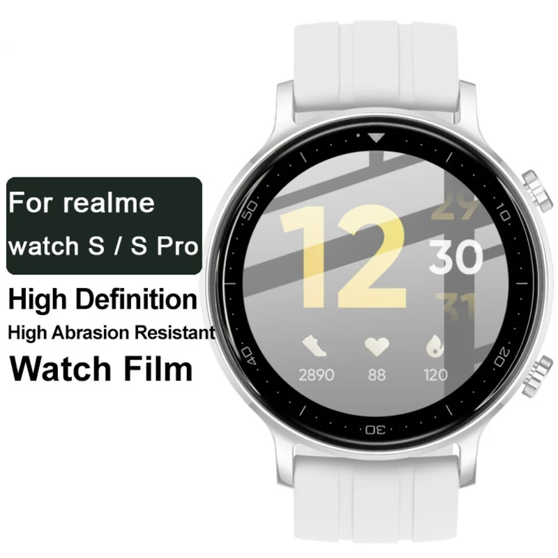Realme Watch S Pro / Realme Watch S Plastik HD Universell Displayschutz