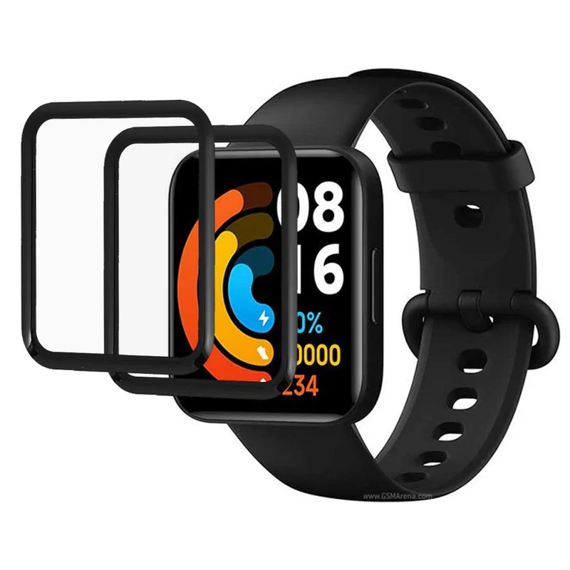 2stück Realme Watch 2 Plastik HD Displayschutz