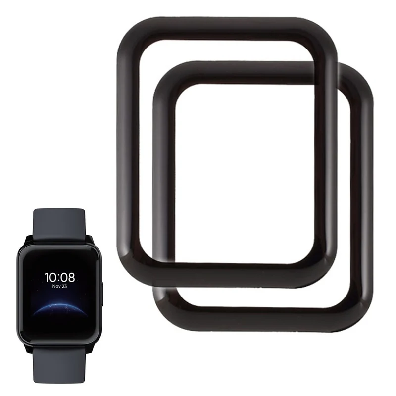 2stück Realme Watch 2 Plastik Displayschutz