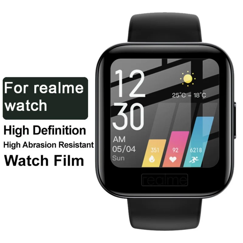 Realme Watch Plastik HD Displayschutz