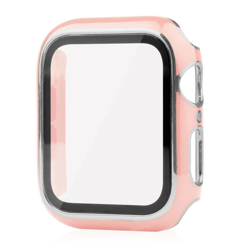 Super Stylisch Apple Watch Ultra Hülle mit Displayschutz in Plastik und Gehärtetes Glas