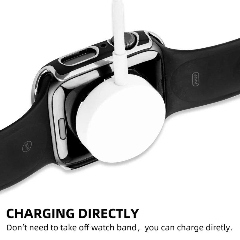 Super Stylisch Apple Watch Ultra Hülle mit Displayschutz in Plastik und Gehärtetes Glas
