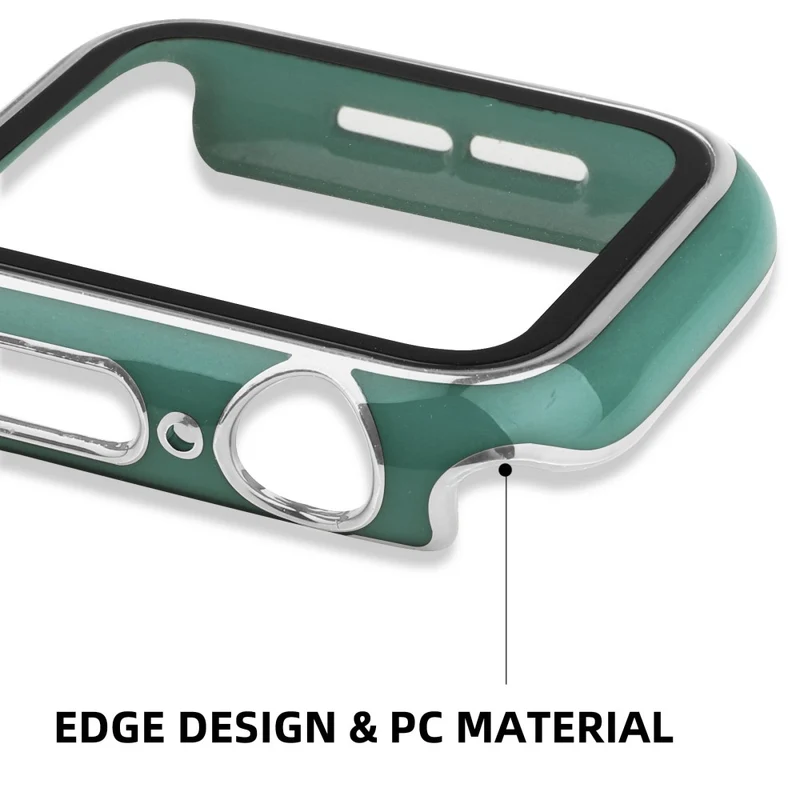 Super Stylisch Apple Watch Ultra Hülle mit Displayschutz in Plastik und Gehärtetes Glas