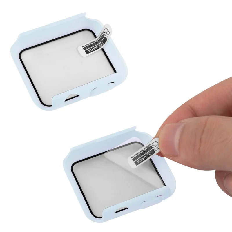 Auffallend Nett Universell Apple Hülle mit Displayschutz in Plastik und Gehärtetes Glas