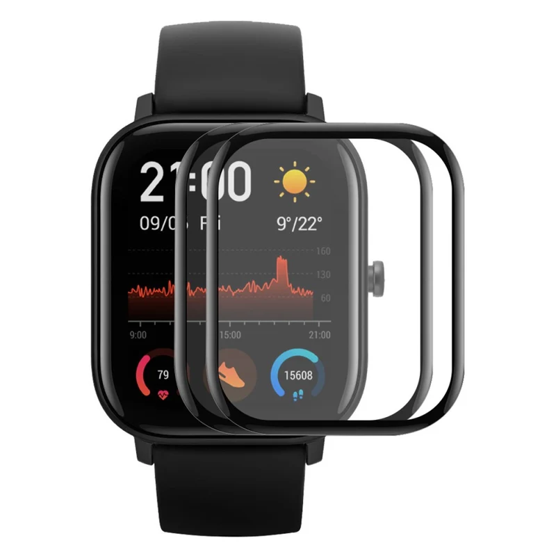 2stück Amazfit GTS 4 Plastik HD Displayschutz