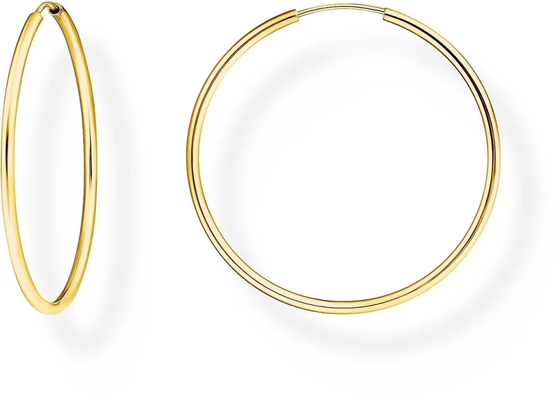 Gelbgoldfarbene Kreolen mittelgroß - Thomas Sabo Modell: CR728-413-39