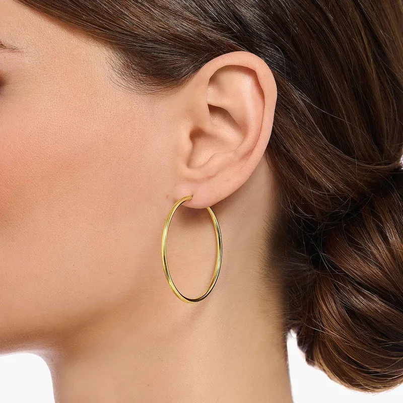 Gelbgoldfarbene Kreolen mittelgroß - Thomas Sabo Modell: CR728-413-39