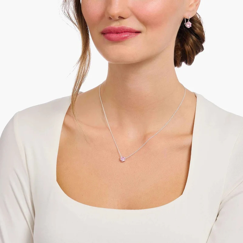 Halskette mit Steinchen Anhänger - Thomas Sabo Modell: KE2210-051-9