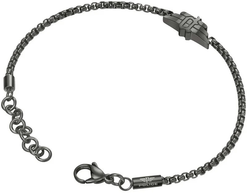 REVELRY Graues Armband mit Anhänger - Police Modell: PEAGB0033303