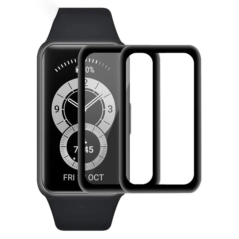 2stück Honor Band 6 Plastik 3D Gekrümmt Displayschutz