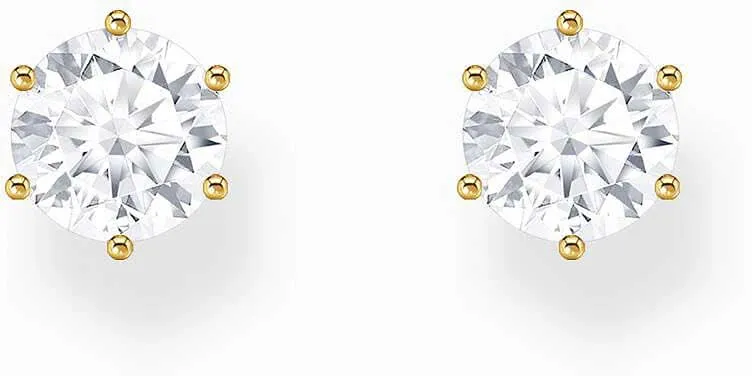 Ohrrstecker mit weißem Zirkoniastein im Brillantschliff - Thomas Sabo Modell: H2301-414-14