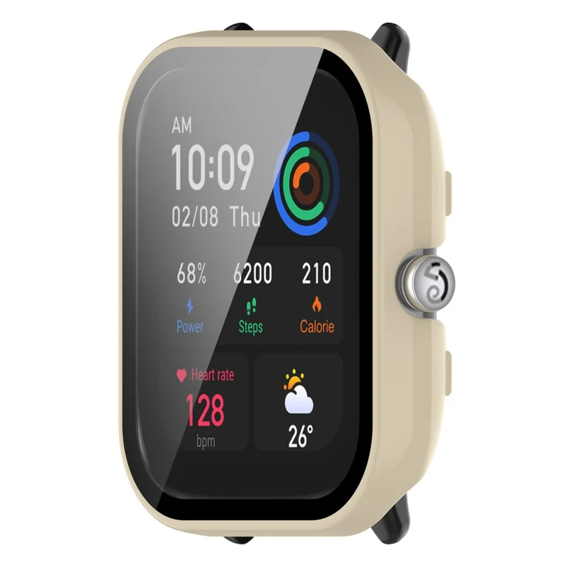Auffallend Nett Amazfit GTS 4 Mini Hülle mit Displayschutz in Plastik und Gehärtetes Glas