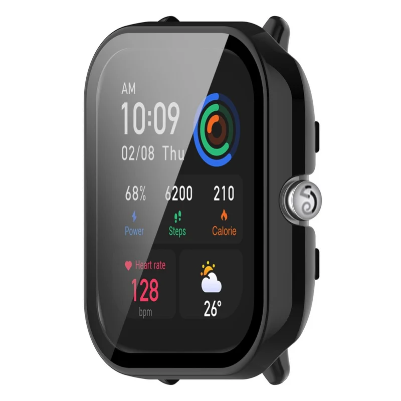 Auffallend Nett Amazfit GTS 4 Mini Hülle mit Displayschutz in Plastik und Gehärtetes Glas