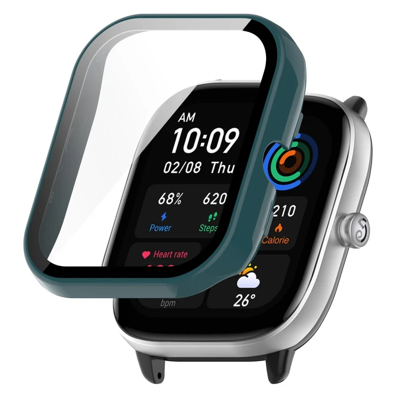 Auffallend Nett Amazfit GTS 4 Mini Hülle mit Displayschutz in Plastik und Gehärtetes Glas