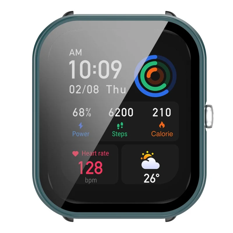 Auffallend Nett Amazfit GTS 4 Mini Hülle mit Displayschutz in Plastik und Gehärtetes Glas