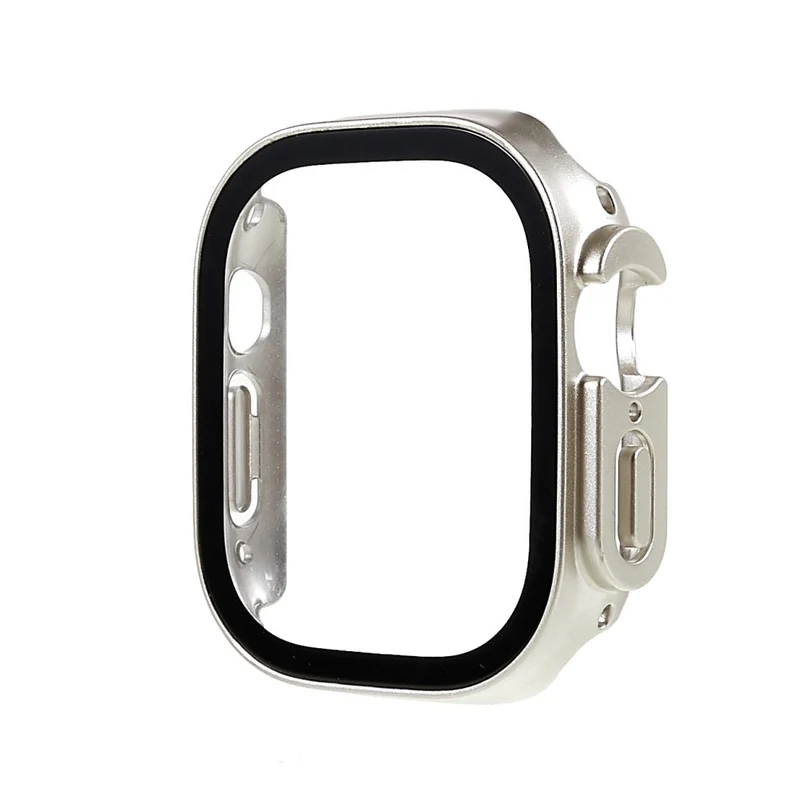 Großartig Apple Watch Ultra Hülle mit Displayschutz in Plastik und Gehärtetes Glas