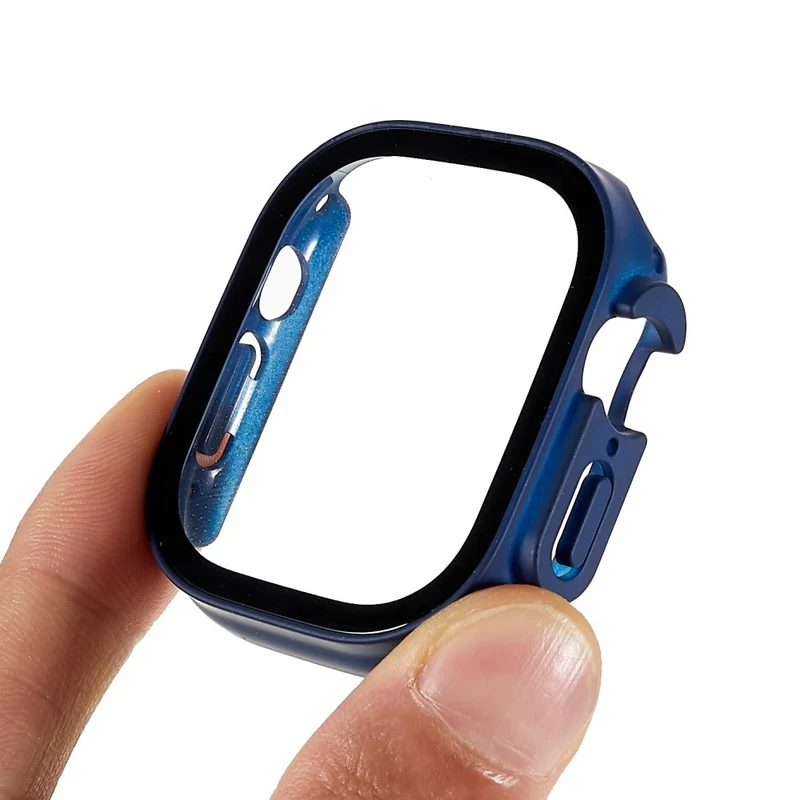 Großartig Apple Watch Ultra Hülle mit Displayschutz in Plastik und Gehärtetes Glas