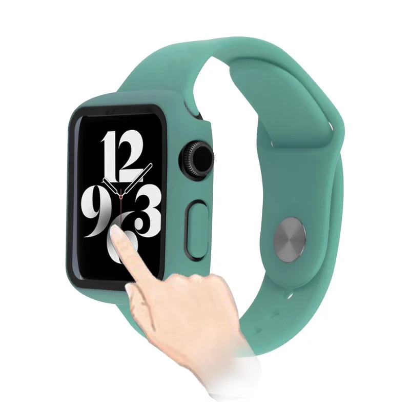Super Stylisch Apple Watch Ultra Hülle mit Displayschutz in Plastik und Gehärtetes Glas