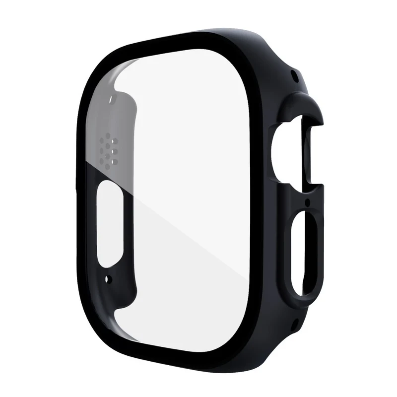 Absolut Schön Apple Watch Ultra Hülle mit Displayschutz in Plastik und Gehärtetes Glas