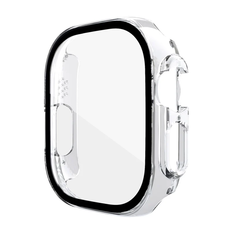 Absolut Schön Apple Watch Ultra Hülle mit Displayschutz in Plastik und Gehärtetes Glas