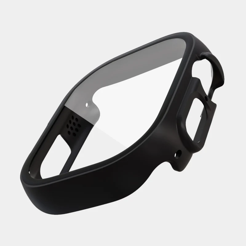 Absolut Schön Apple Watch Ultra Hülle mit Displayschutz in Plastik und Gehärtetes Glas