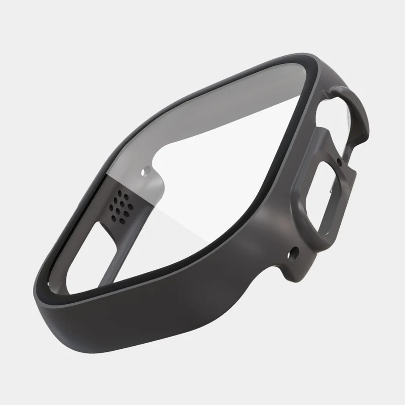 Absolut Schön Apple Watch Ultra Hülle mit Displayschutz in Plastik und Gehärtetes Glas