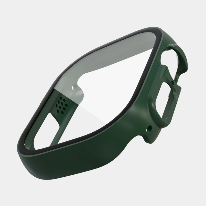 Absolut Schön Apple Watch Ultra Hülle mit Displayschutz in Plastik und Gehärtetes Glas