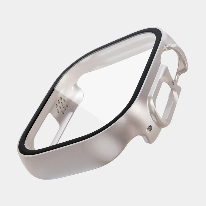 Absolut Schön Apple Watch Ultra Hülle mit Displayschutz in Plastik und Gehärtetes Glas