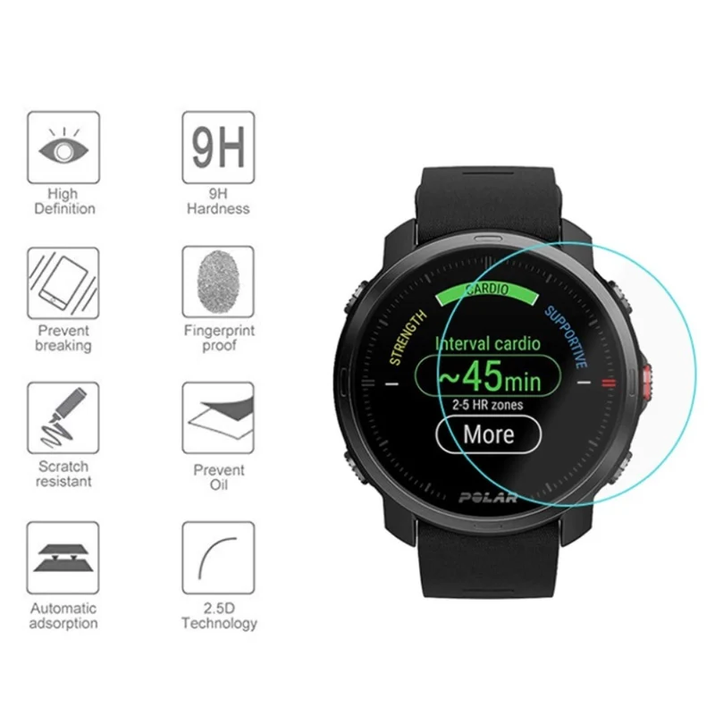Polar Grit X Gehärtetes Glas Displayschutz