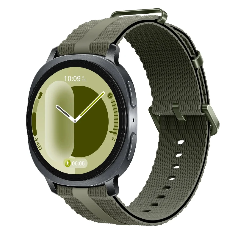 Samsung Galaxy Watch 8 - 40mm Silikon Active Armband (Armeegrün)