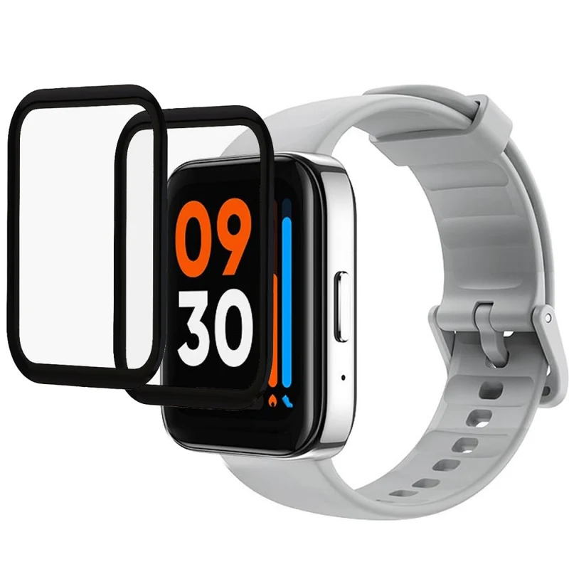 2stück Realme Watch 3 Plastik HD Displayschutz