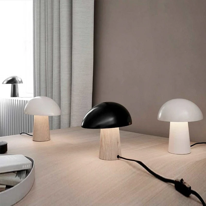 Künstlerische pilzförmige Tischlampe