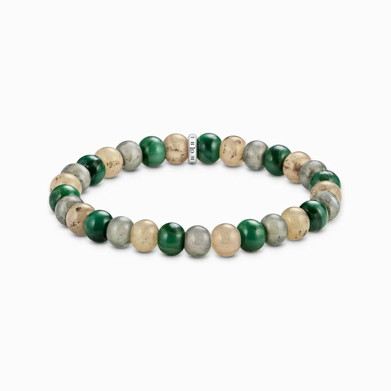 Beads Armband aus Jasper, Jade und Labradorit - Thomas Sabo Modell: A2196-503-6-L19