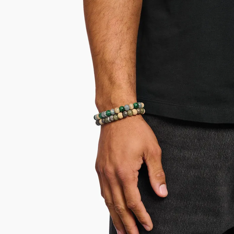 Beads Armband aus Jasper, Jade und Labradorit - Thomas Sabo Modell: A2196-503-6-L19
