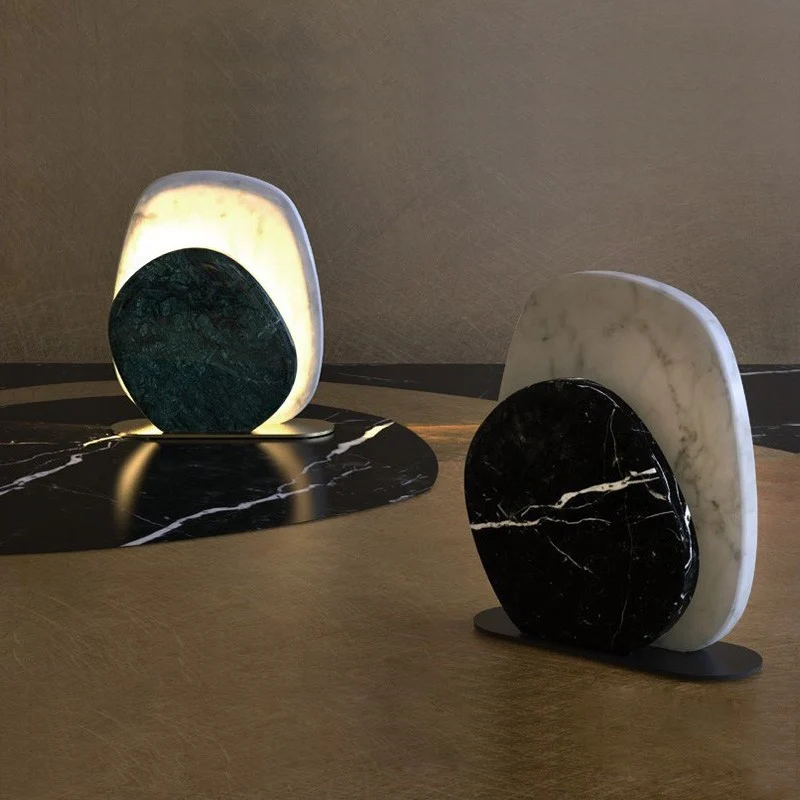 Abstract Marmor Dekorative Tischlampe