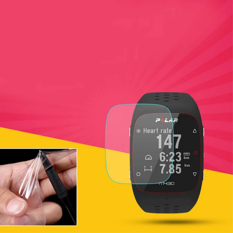Polar M430 Plastik Displayschutz