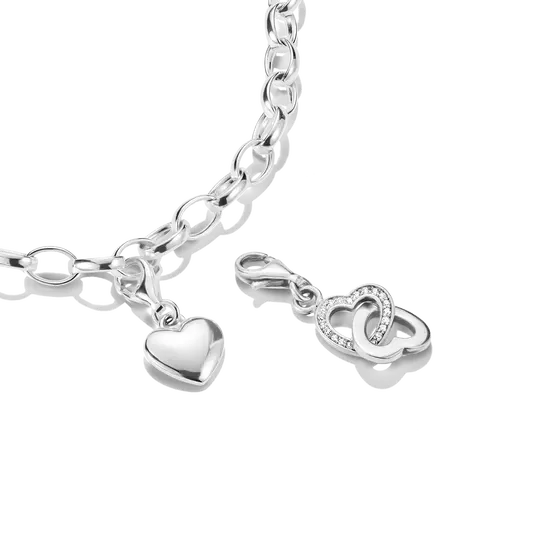 Thomas Sabo Charm Anhänger Modell: 0913-001-12 Herz - 925 Sterlingsilber