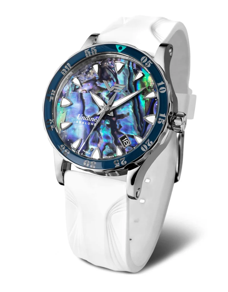 Vostok Europe Undiné NH35-515A757 Damenuhr • 200m Wasserdicht • Abalone-Zifferblatt