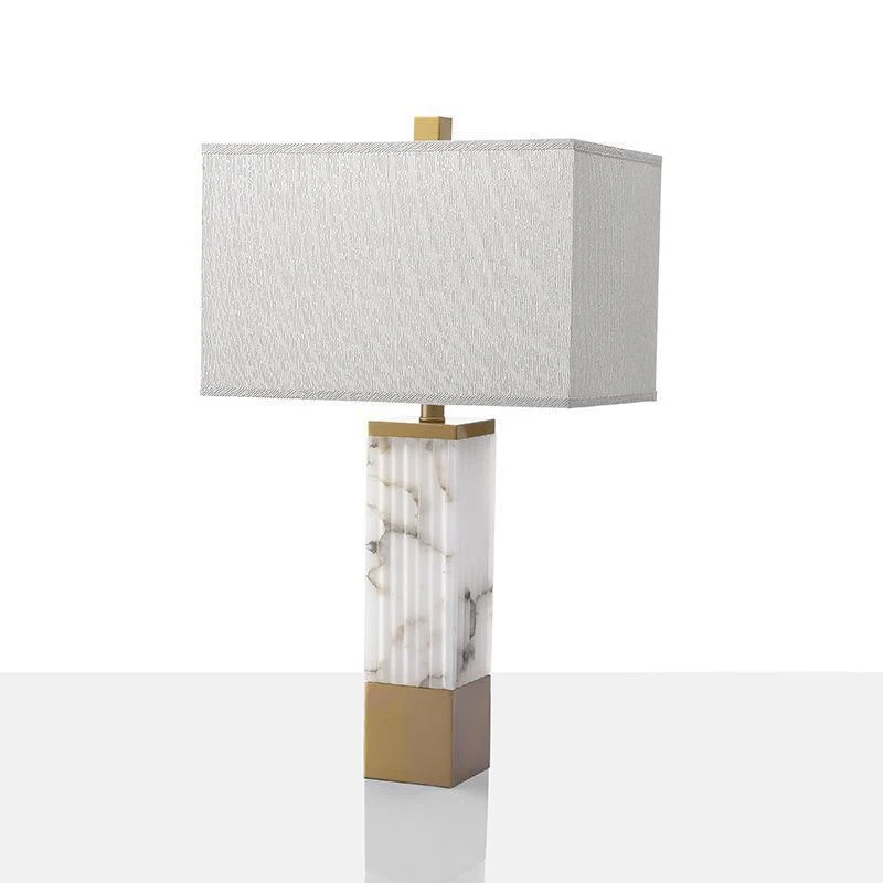Elegante Marmor Akzent Tischlampe