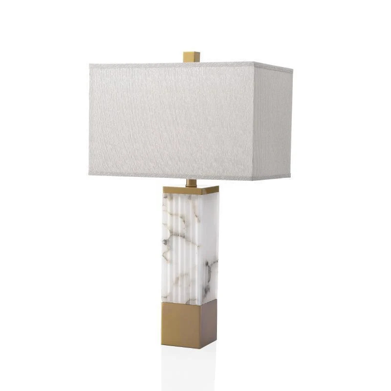 Elegante Marmor Akzent Tischlampe