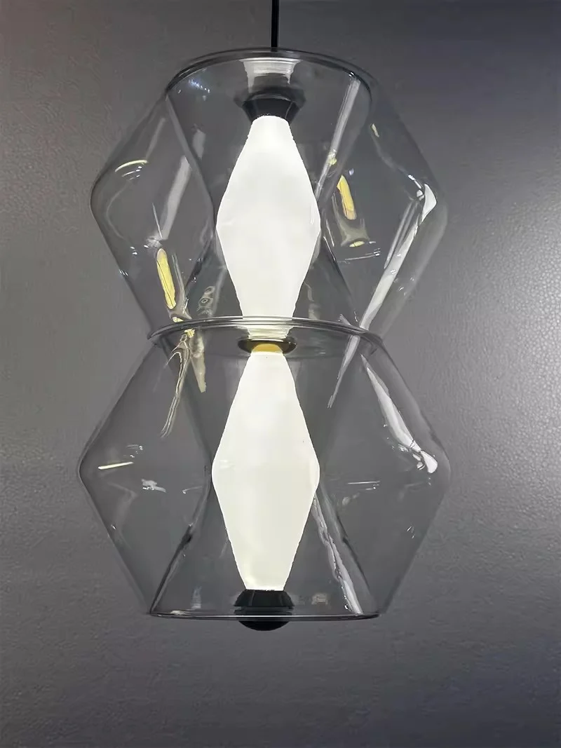 Künstlerische Glas Pendelleuchte