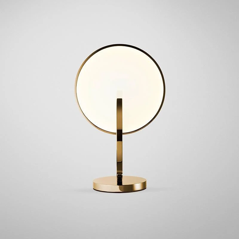 Künstlerische Tischlampe mit geometrischem Design